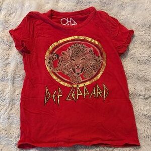 Chasor def leppard t shirt